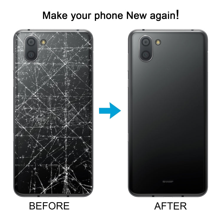 For Sharp Aquos R3 Original Battery Back Cover(Black) - For Sharp by PMC TechLife | Online Shopping South Africa | PMC TechLife | Buy Now Pay Later Mobicred