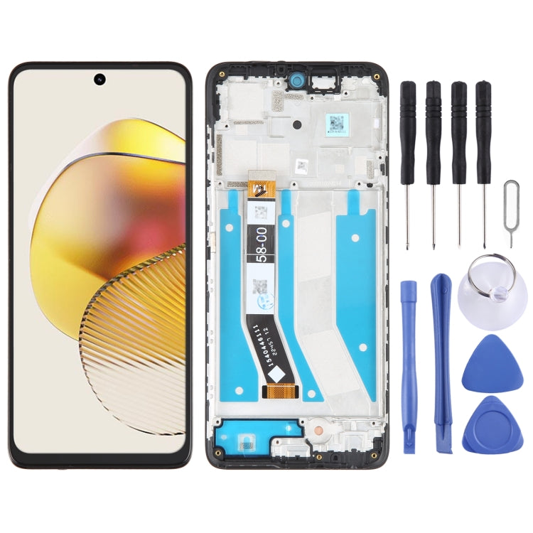 For Motorola Moto G73 OEM LCD Screen Digitizer Full Assembly With Frame - LCD Screen by PMC TechLife | Online Shopping South Africa | PMC TechLife | Buy Now Pay Later Mobicred