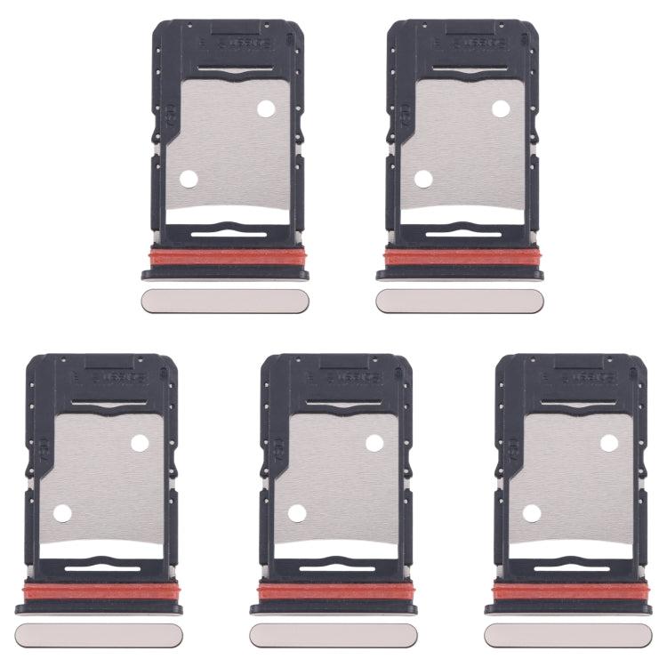 For Infinix Note 30 5G X6711 5pcs SIM Card Tray + SIM Card Tray + Micro SD Card Tray (Gold) - Card Tray by PMc TechLife | Online Shopping South Africa | PMc TechLife | Buy Now Pay Later Mobicred