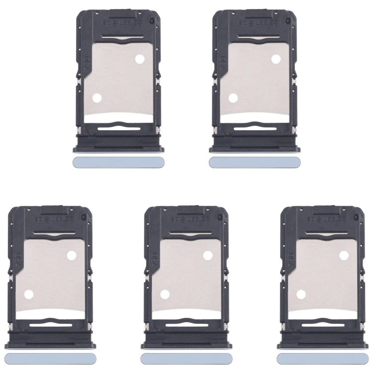 For Infinix Note 30 X6833B 5pcs SIM Card Tray + SIM Card Tray + Micro SD Card Tray (Blue) - Card Tray by PMc TechLife | Online Shopping South Africa | PMc TechLife | Buy Now Pay Later Mobicred