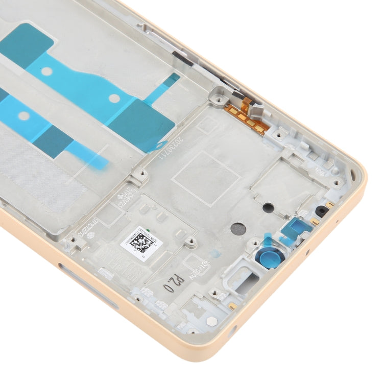 For Xiaomi Poco X6 Neo Original Middle Frame Bezel Plate (Orange) - Frame Bezel Plate by PMC TechLife | Online Shopping South Africa | PMC TechLife | Buy Now Pay Later Mobicred