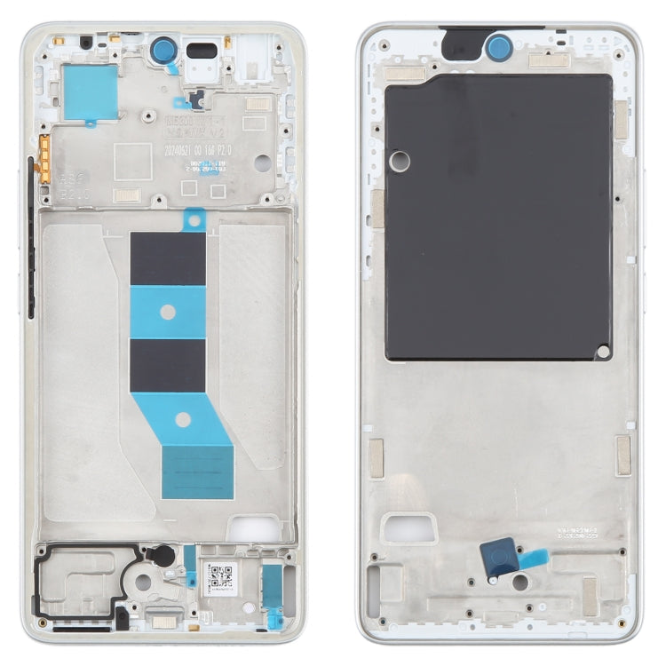 For Xiaomi Redmi Note 14 5G Original Middle Frame Bezel Plate (Silver) - Frame Bezel Plate by PMC TechLife | Online Shopping South Africa | PMC TechLife | Buy Now Pay Later Mobicred