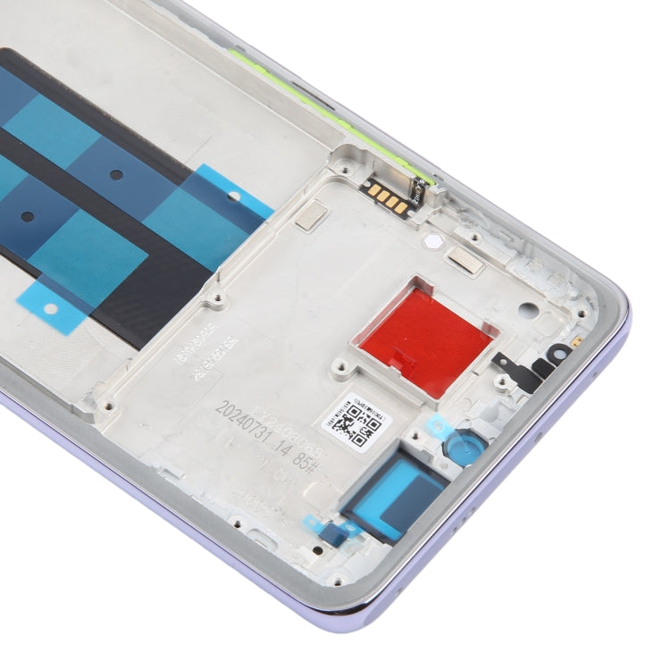 For Xiaomi Redmi Note 14 Pro 5G  Original Middle Frame Bezel Plate (Purple) - Frame Bezel Plate by PMC TechLife | Online Shopping South Africa | PMC TechLife | Buy Now Pay Later Mobicred