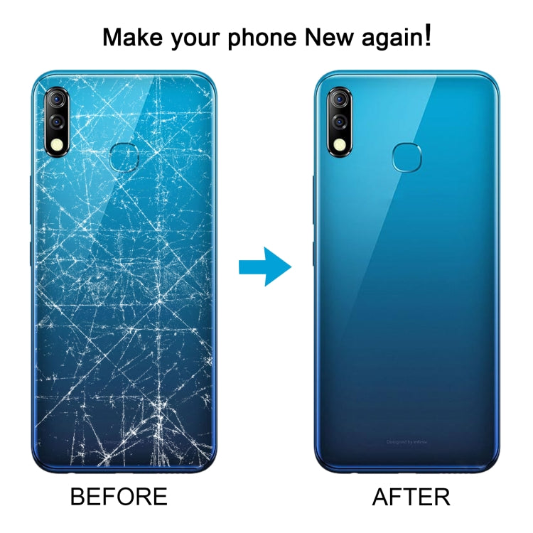 For Infinix Hot 8 Lite X650 Original Battery Back Cover(Black) - Back Cover by PMc TechLife | Online Shopping South Africa | PMc TechLife | Buy Now Pay Later Mobicred