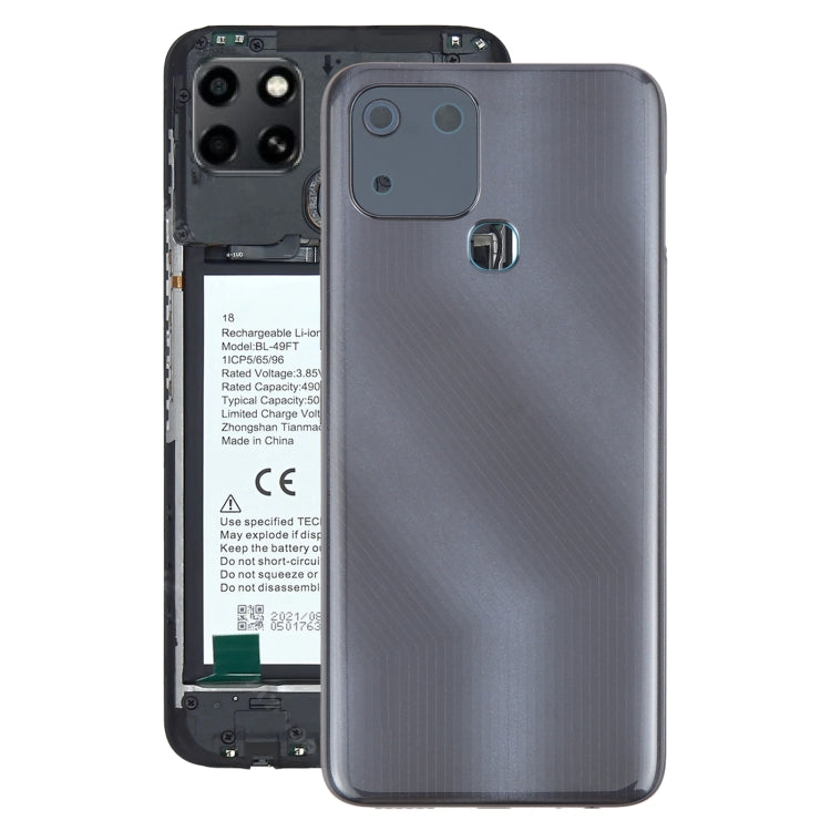 For Infinix Smart 6 X6511 Original Battery Back Cover(Black) - Back Cover by PMc TechLife | Online Shopping South Africa | PMc TechLife | Buy Now Pay Later Mobicred