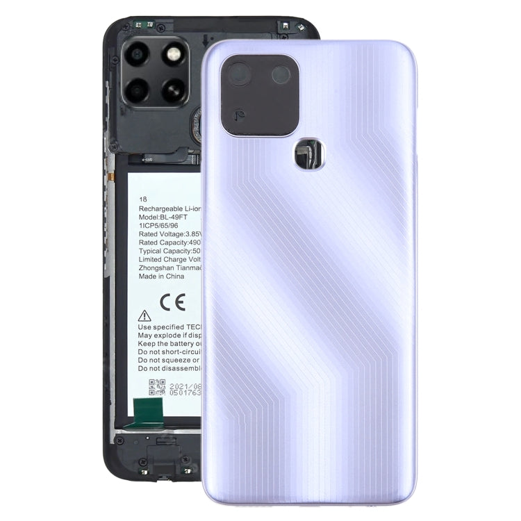 For Infinix Smart 6 X6511 Original Battery Back Cover(Purple) - Back Cover by PMc TechLife | Online Shopping South Africa | PMc TechLife | Buy Now Pay Later Mobicred