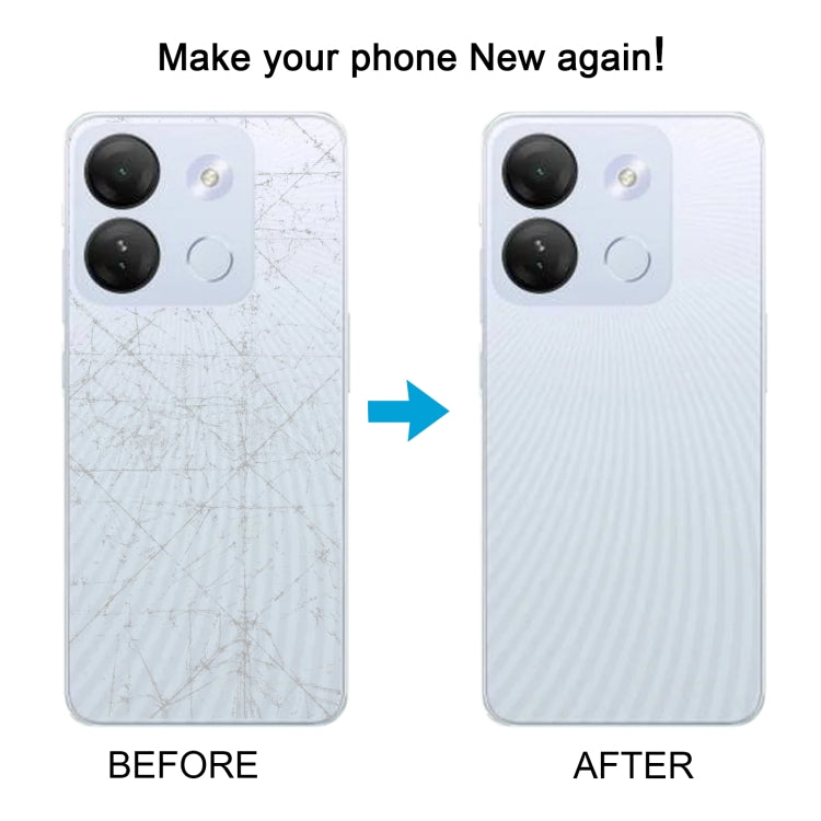 For Infinix Smart 7 X6515 Original Battery Back Cover(White) - Back Cover by PMc TechLife | Online Shopping South Africa | PMc TechLife | Buy Now Pay Later Mobicred