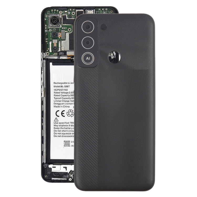 For Tecno Pop 5 LTE Original Battery Back Cover(Black) - Back Cover by PMc TechLife | Online Shopping South Africa | PMc TechLife | Buy Now Pay Later Mobicred