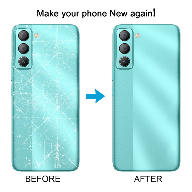 For Tecno Pop 5 LTE Original Battery Back Cover(Silver) - Back Cover by PMc TechLife | Online Shopping South Africa | PMc TechLife | Buy Now Pay Later Mobicred