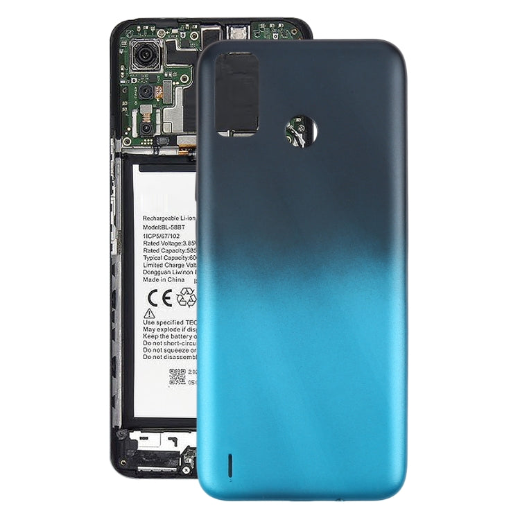 For Tecno Spark 6 Go Original Battery Back Cover(Green) - Back Cover by PMc TechLife | Online Shopping South Africa | PMc TechLife | Buy Now Pay Later Mobicred