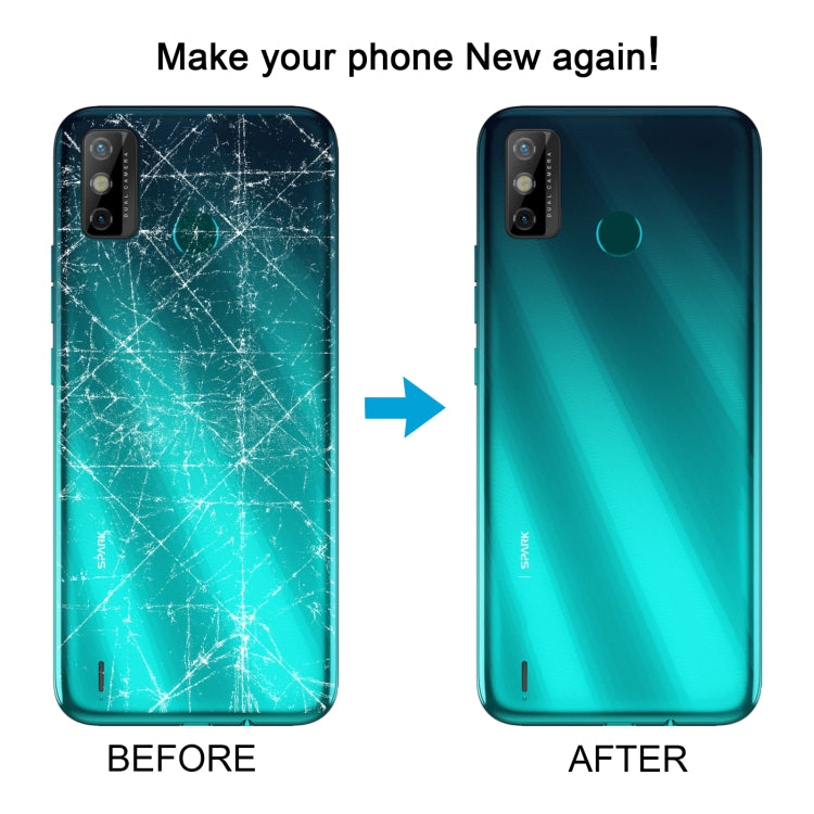 For Tecno Spark 6 Go Original Battery Back Cover(Green) - Back Cover by PMc TechLife | Online Shopping South Africa | PMc TechLife | Buy Now Pay Later Mobicred