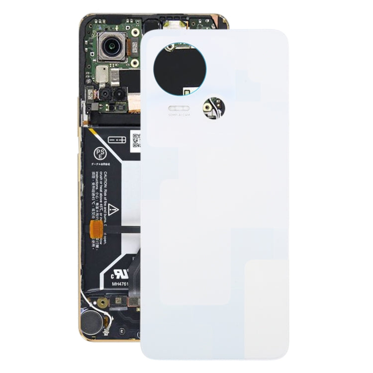 For Tecno Spark 10 5G Original Battery Back Cover(White) - Back Cover by PMc TechLife | Online Shopping South Africa | PMc TechLife | Buy Now Pay Later Mobicred