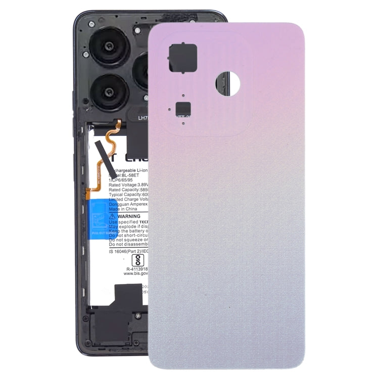 For itel P55 A666L Original Battery Back Cover(Pink) -  by PMc TechLife | Online Shopping South Africa | PMc TechLife | Buy Now Pay Later Mobicred
