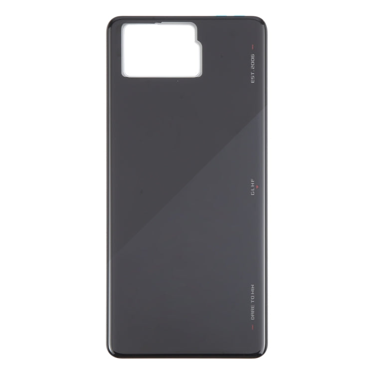 For Asus ROG Phone 8 Pro AI2401 AI2401_A Global Original Glass Battery Back Cover(Bright Black) - Back Cover by PMC TechLife | Online Shopping South Africa | PMC TechLife | Buy Now Pay Later Mobicred