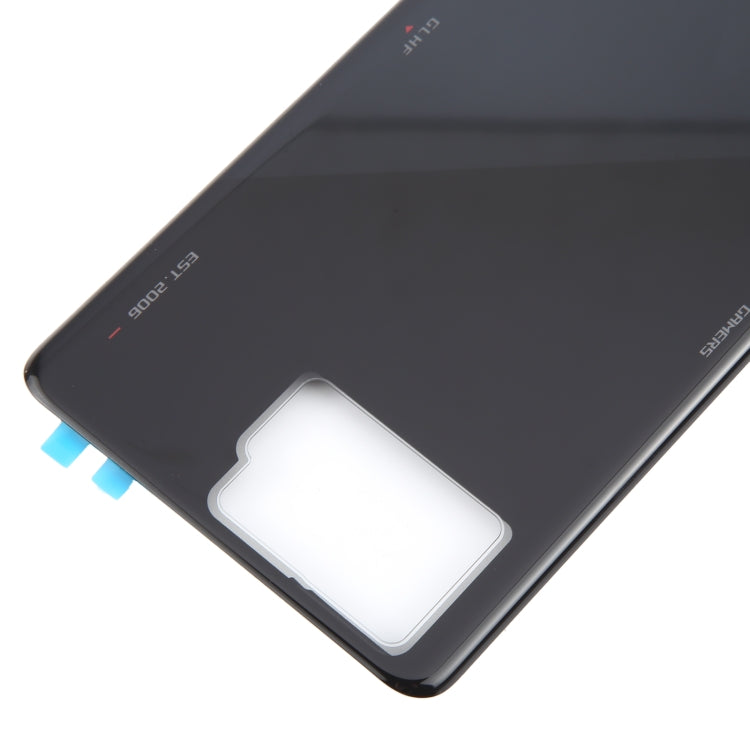 For Asus ROG Phone 8 Pro AI2401 AI2401_A Global Original Glass Battery Back Cover(Bright Black) - Back Cover by PMC TechLife | Online Shopping South Africa | PMC TechLife | Buy Now Pay Later Mobicred