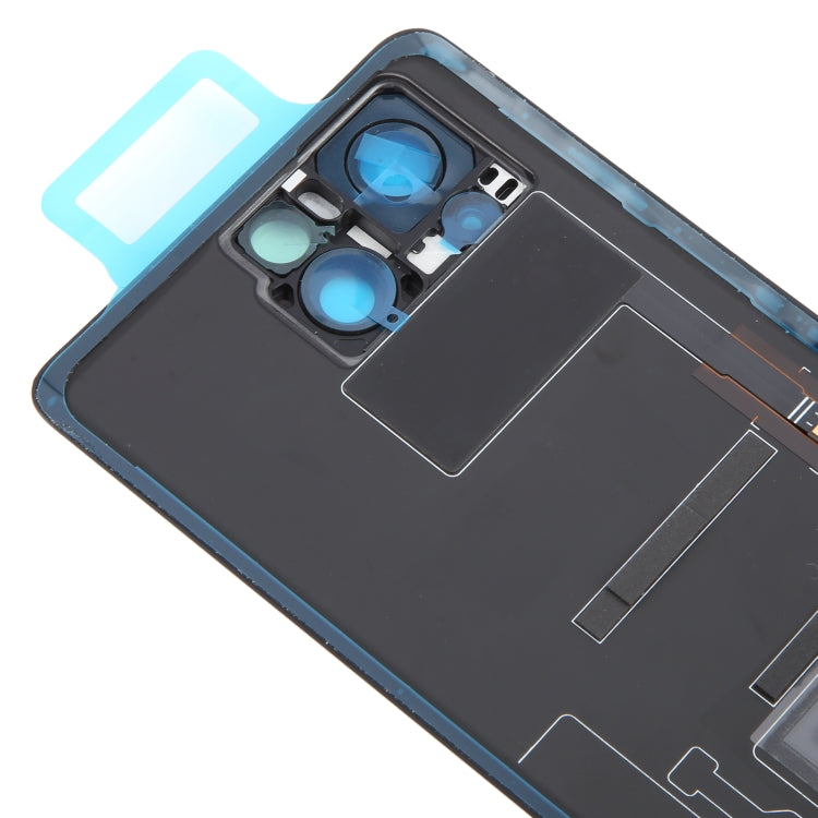 For Asus ROG Phone 8 Pro AI2401 AI2401_A Global Original Glass Battery Back Cover with Camera Frame(Matte Black) - Back Cover by PMC TechLife | Online Shopping South Africa | PMC TechLife | Buy Now Pay Later Mobicred