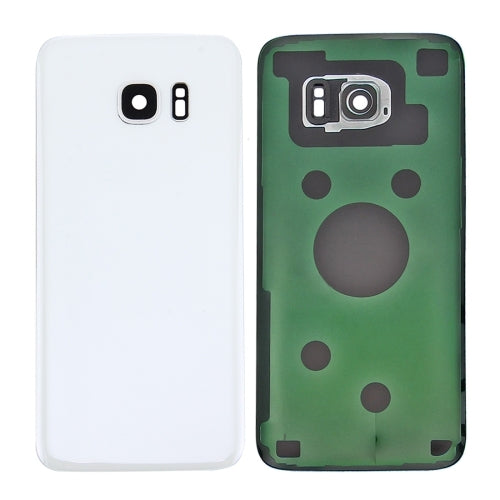 For Samsung Galaxy S7 SM-G930F Battery Back Cover with Camera Lens Cover(White) - free shipping - PMc TechLife - Order now!