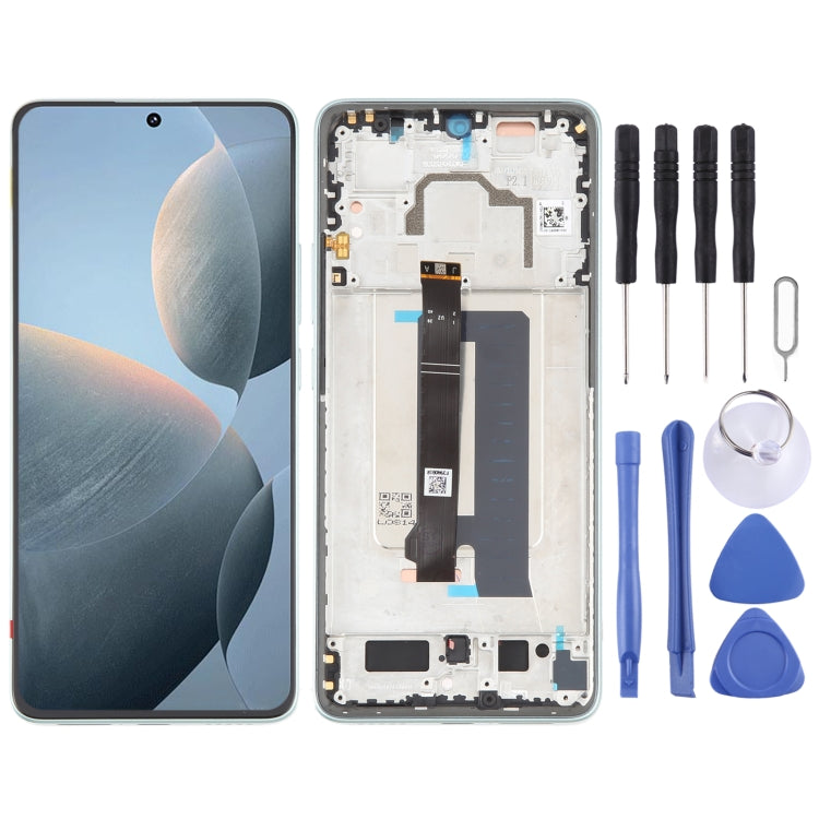 For Xiaomi Redmi K70E Original LCD Screen Digitizer Full Assembly with Frame (Green) - LCD Screen by PMC TechLife | Online Shopping South Africa | PMC TechLife | Buy Now Pay Later Mobicred