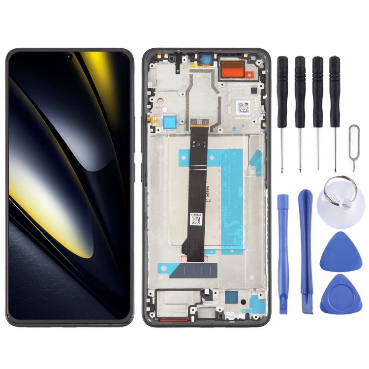 For Xiaomi Poco F6 Original LCD Screen Digitizer Full Assembly with Frame (Black) - LCD Screen by PMC TechLife | Online Shopping South Africa | PMC TechLife | Buy Now Pay Later Mobicred