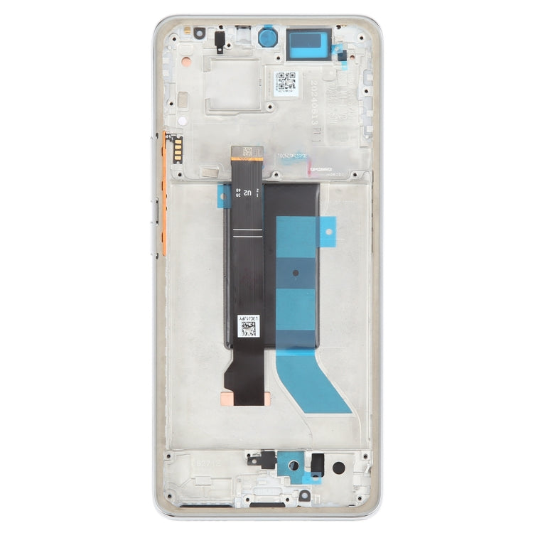 For Xiaomi Redmi Note 14 Pro 5G Original LCD Screen Digitizer Full Assembly with Frame (Silver) - free shipping - PMC TechLife - Order now!
