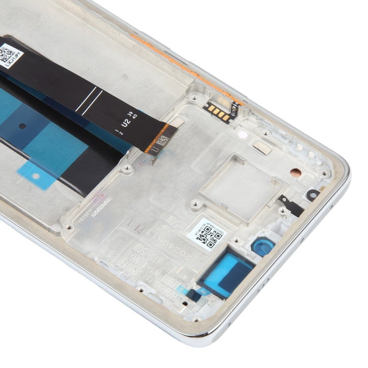 For Xiaomi Redmi Note 14 Pro 5G Original LCD Screen Digitizer Full Assembly with Frame (Silver) - free shipping - PMC TechLife - Order now!