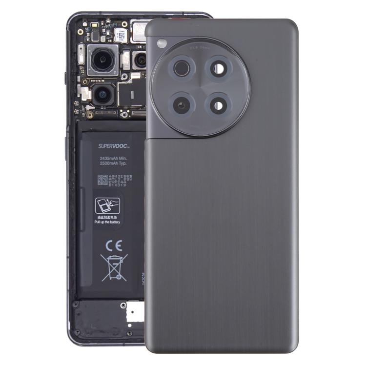 For OnePlus Ace 3 Battery Back Cover with Camera Lens Cover(Black) - free shipping - PMc TechLife - Order now!