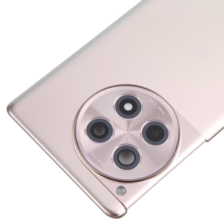 For OnePlus Ace 3 Battery Back Cover with Camera Lens Cover(Gold) - Back Cover by PMC TechLife | Online Shopping South Africa | PMC TechLife | Buy Now Pay Later Mobicred