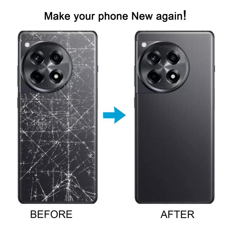 For OnePlus Ace 3 Battery Back Cover with Camera Lens Cover(Black) - free shipping - PMc TechLife - Order now!