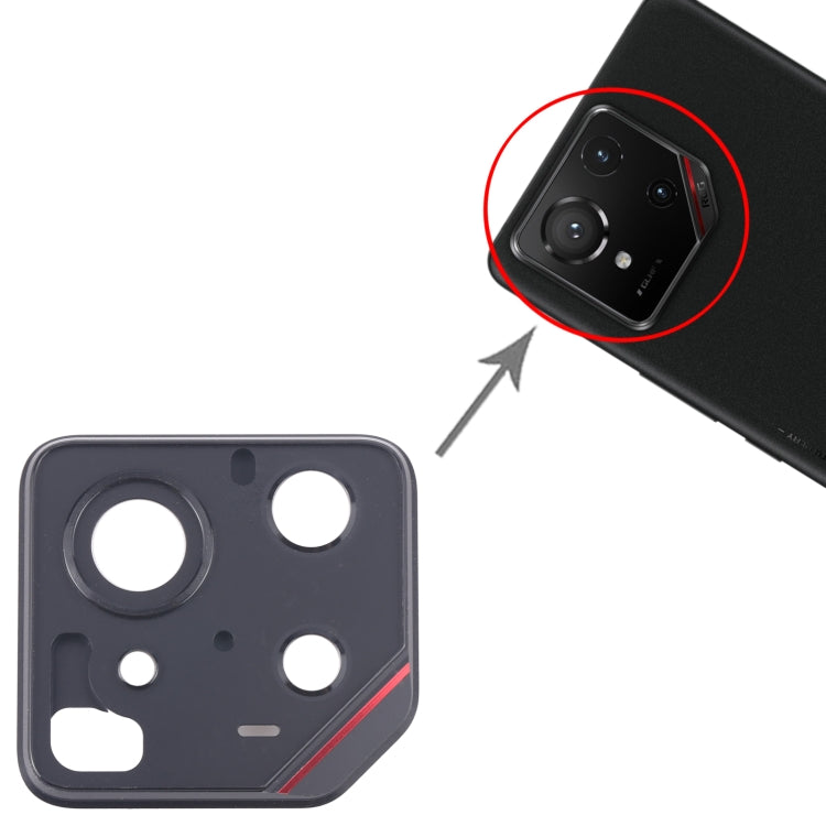 For ASUS ROG Phone 9 5G Back Camera Lens Frame(Red) - Camera by PMC TechLife | Online Shopping South Africa | PMC TechLife | Buy Now Pay Later Mobicred