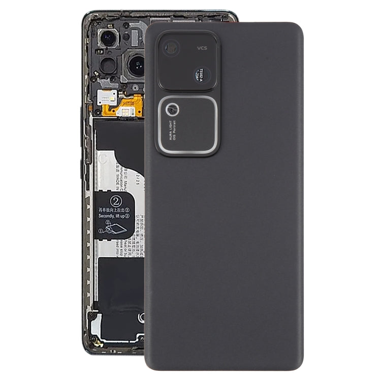For vivo V30 5G Original Battery Back Cover with Camera Lens Cover(Black) - Back Cover by PMC TechLife | Online Shopping South Africa | PMC TechLife | Buy Now Pay Later Mobicred