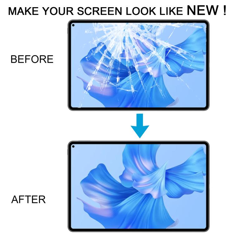 For Huawei MatePad Pro 11 2022 GOT-W09 Front Screen Outer Glass Lens (Black) - Outer Glass Lens by PMc TechLife | Online Shopping South Africa | PMc TechLife | Buy Now Pay Later Mobicred