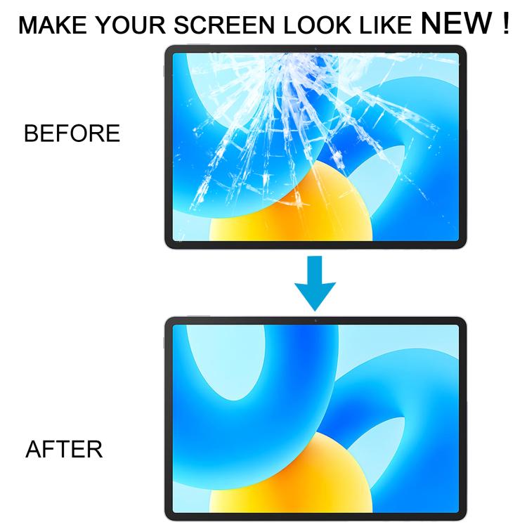 For Huawei MatePad 11.5 2024 BTKR-W00 Front Screen Outer Glass Lens, Bright Version (Jet Black) - Outer Glass Lens by PMc TechLife | Online Shopping South Africa | PMc TechLife | Buy Now Pay Later Mobicred