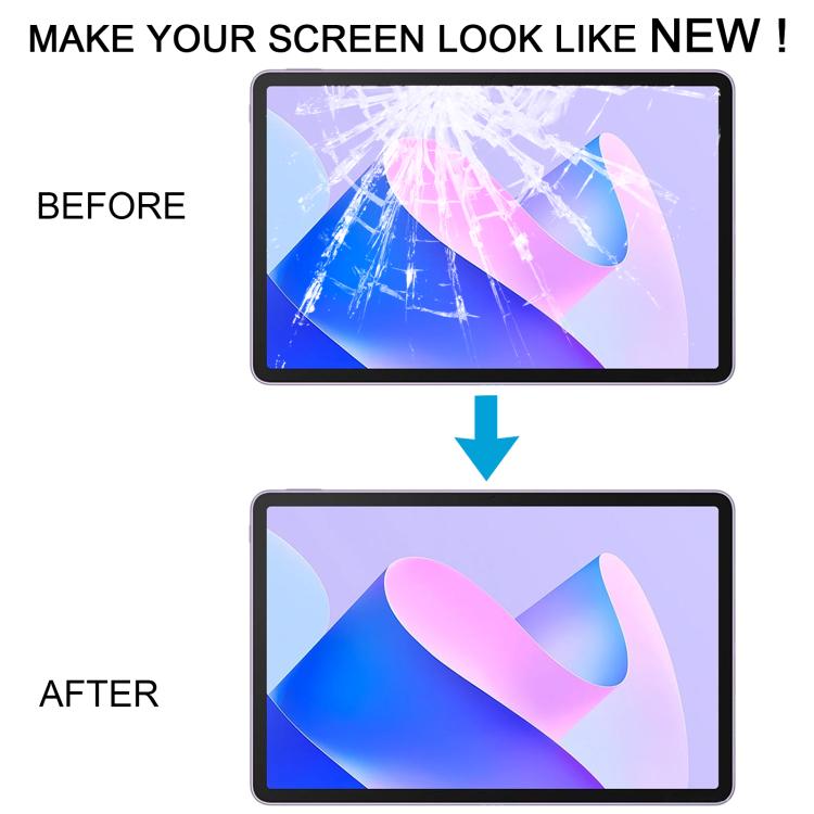 For Huawei MatePad 11 2023 DBR-W10 Front Screen Outer Glass Lens, Bright Version (Jet Black) - Outer Glass Lens by PMc TechLife | Online Shopping South Africa | PMc TechLife | Buy Now Pay Later Mobicred