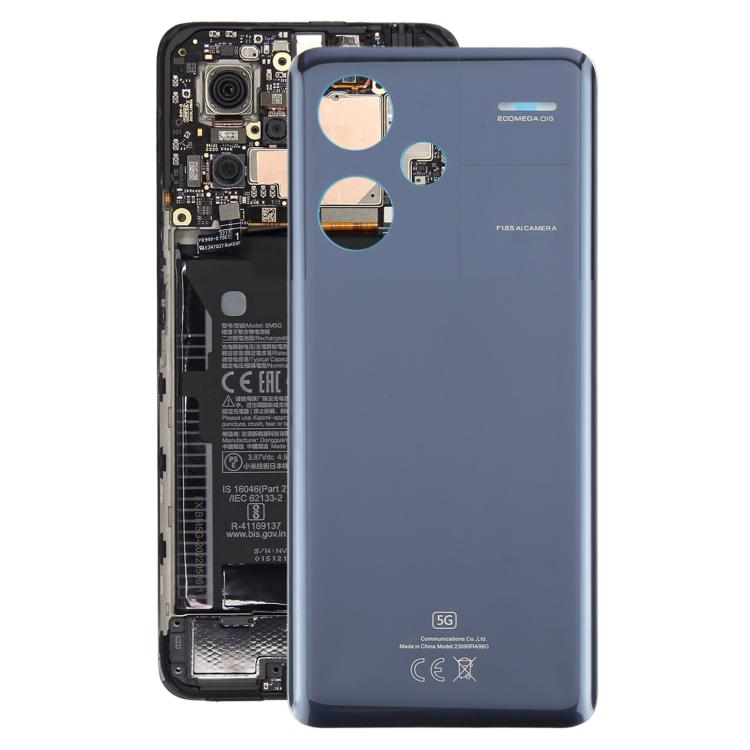 For Xiaomi Redmi Note 13 Pro+ 5G OEM Battery Back Cover(Blue) - Back Cover by PMc TechLife | Online Shopping South Africa | PMc TechLife | Buy Now Pay Later Mobicred