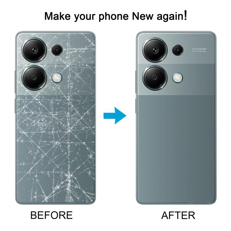 For Xiaomi Redmi Note 13 Pro 4G OEM Battery Back Cover(Green) - Back Cover by PMc TechLife | Online Shopping South Africa | PMc TechLife | Buy Now Pay Later Mobicred