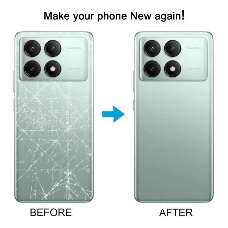 For Xiaomi Redmi K70E OEM Battery Back Cover(White) - Back Cover by PMc TechLife | Online Shopping South Africa | PMc TechLife | Buy Now Pay Later Mobicred