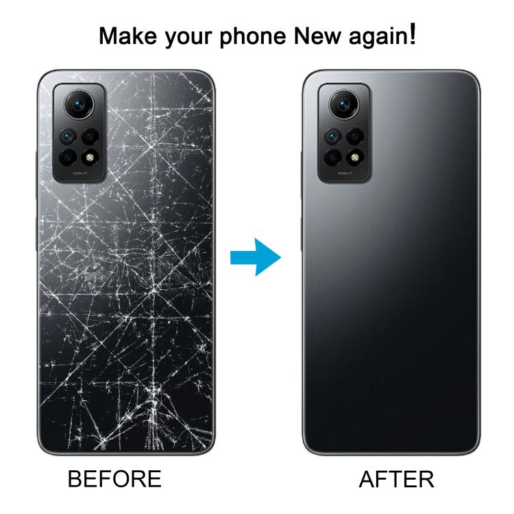 For Xiaomi Redmi Note 12 Pro 4G OEM Battery Back Cover(Black) - Back Cover by PMc TechLife | Online Shopping South Africa | PMc TechLife | Buy Now Pay Later Mobicred