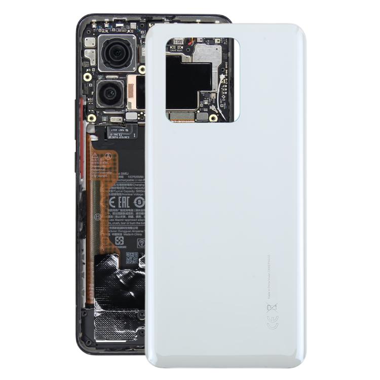 For Xiaomi 13T OEM Battery Back Cover(White) - Back Cover by PMc TechLife | Online Shopping South Africa | PMc TechLife | Buy Now Pay Later Mobicred