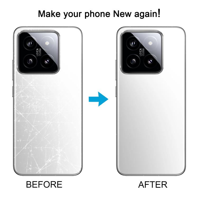 For Xiaomi 14 Pro OEM Battery Back Cover(White) - Back Cover by PMc TechLife | Online Shopping South Africa | PMc TechLife | Buy Now Pay Later Mobicred