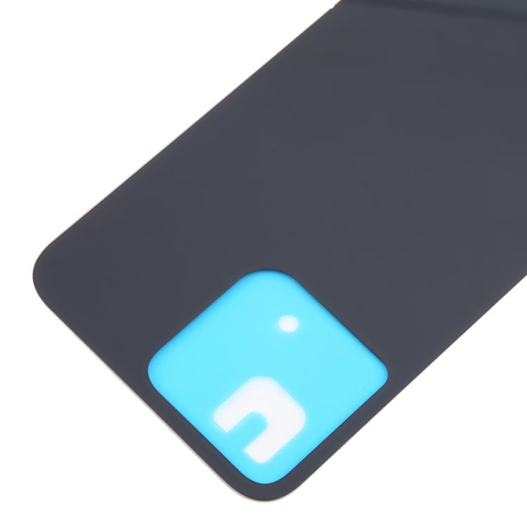 For ZTE Blade V50 Design 4G Glass Battery Back Cover(Black) - For ZTE by PMc TechLife | Online Shopping South Africa | PMc TechLife | Buy Now Pay Later Mobicred