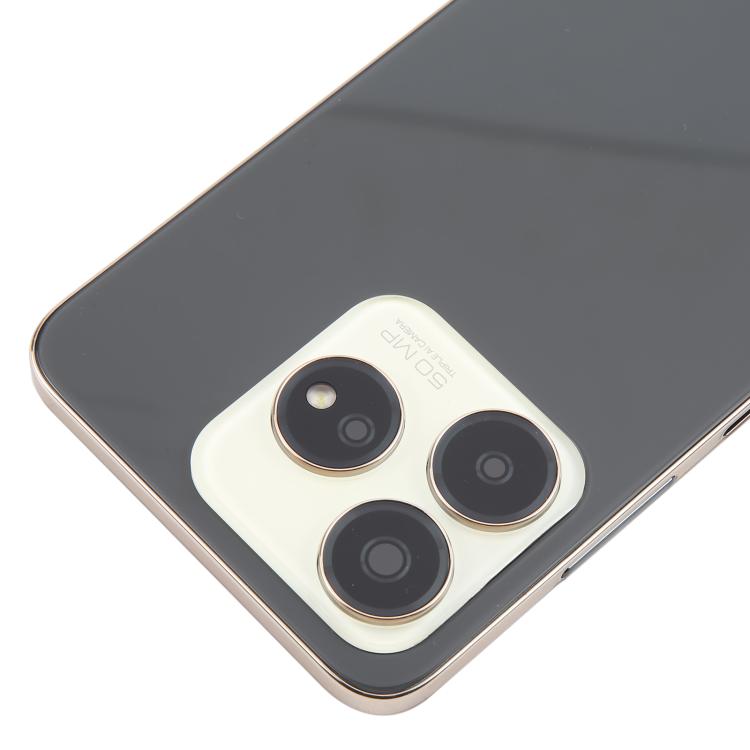 For ZTE Axon 60 / V60 Z2356 Glass Battery Back Cover with Middle Frame / Camera Lens Cover(Black) - For ZTE by PMC TechLife | Online Shopping South Africa | PMC TechLife | Buy Now Pay Later Mobicred