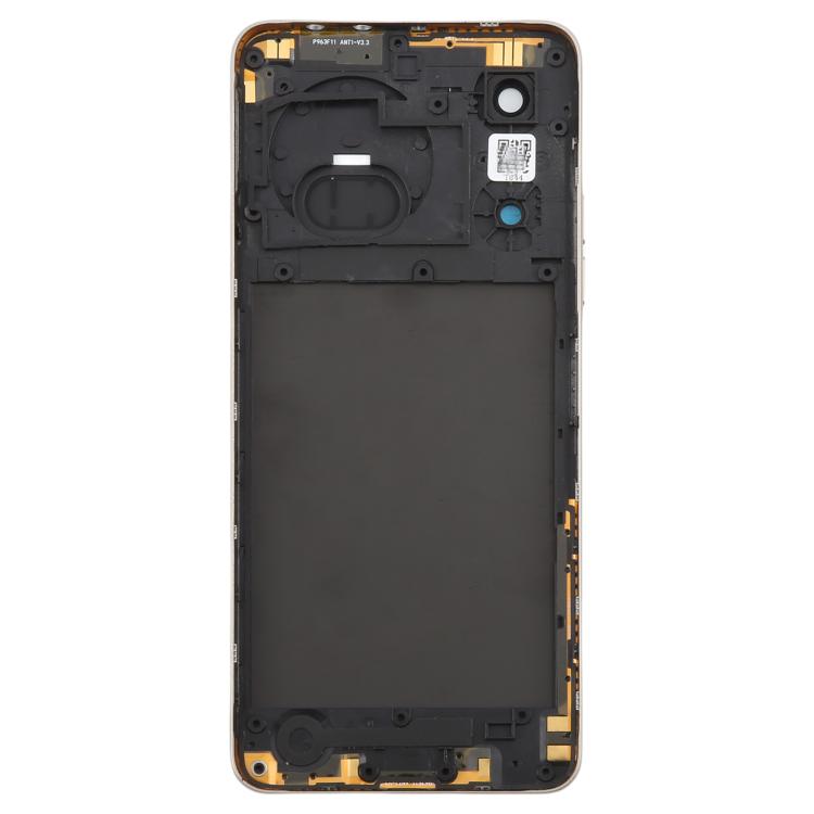 For ZTE nubia Music Z2353 Glass Battery Back Cover with Middle Frame / Camera Lens Cover(Yellow) - For ZTE by PMC TechLife | Online Shopping South Africa | PMC TechLife | Buy Now Pay Later Mobicred