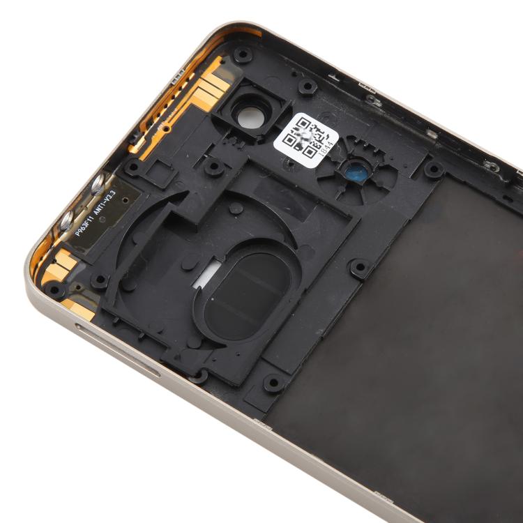 For ZTE nubia Music Z2353 Glass Battery Back Cover with Middle Frame / Camera Lens Cover(Yellow) - For ZTE by PMC TechLife | Online Shopping South Africa | PMC TechLife | Buy Now Pay Later Mobicred