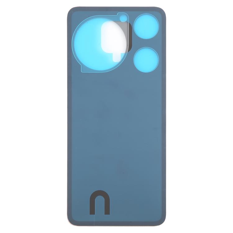 For ZTE nubia Music Z2353 Glass Battery Back Cover with Adhesive(Yellow) - For ZTE by PMC TechLife | Online Shopping South Africa | PMC TechLife | Buy Now Pay Later Mobicred