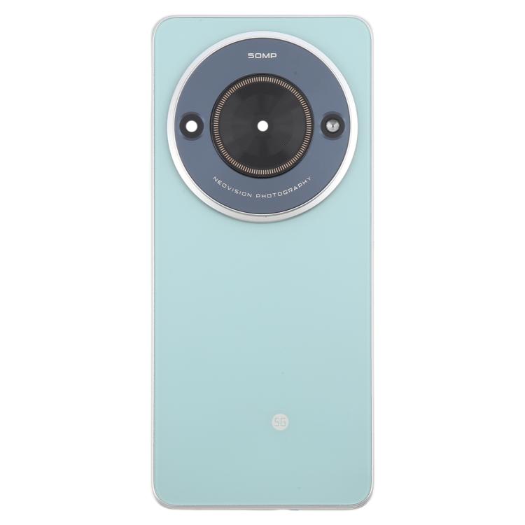 For ZTE Blade A75 5G Z2357N / Blade V60 Smart Glass Battery Back Cover with Middle Frame / Camera Lens Cover(Green) - For ZTE by PMC TechLife | Online Shopping South Africa | PMC TechLife | Buy Now Pay Later Mobicred