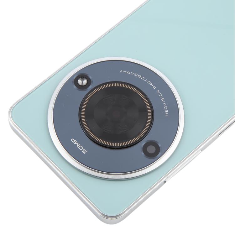 For ZTE Blade A75 5G Z2357N / Blade V60 Smart Glass Battery Back Cover with Middle Frame / Camera Lens Cover(Green) - For ZTE by PMC TechLife | Online Shopping South Africa | PMC TechLife | Buy Now Pay Later Mobicred