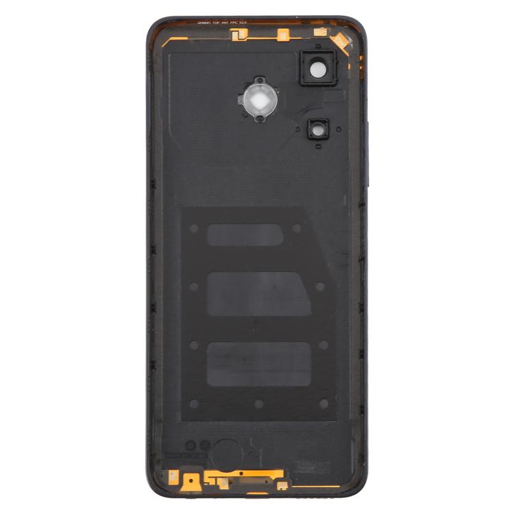 For ZTE Blade A75 4G Z2359 Battery Back Cover with Middle Frame / Camera Lens Cover(Black) - For ZTE by PMC TechLife | Online Shopping South Africa | PMC TechLife | Buy Now Pay Later Mobicred