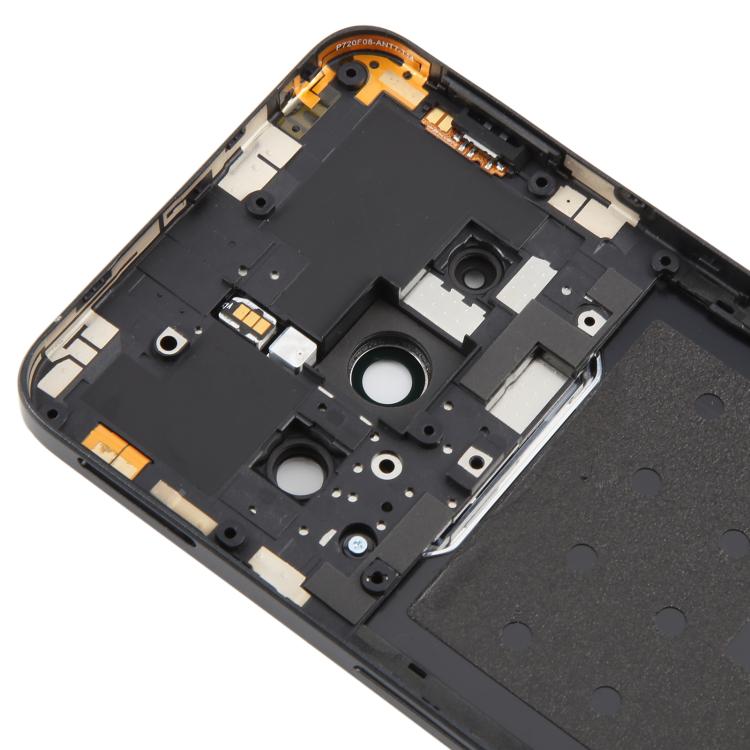 For ZTE nubia Focus Pro Z2351N Glass Battery Back Cover with Middle Frame / Camera Lens Cover(Black) - For ZTE by PMC TechLife | Online Shopping South Africa | PMC TechLife | Buy Now Pay Later Mobicred