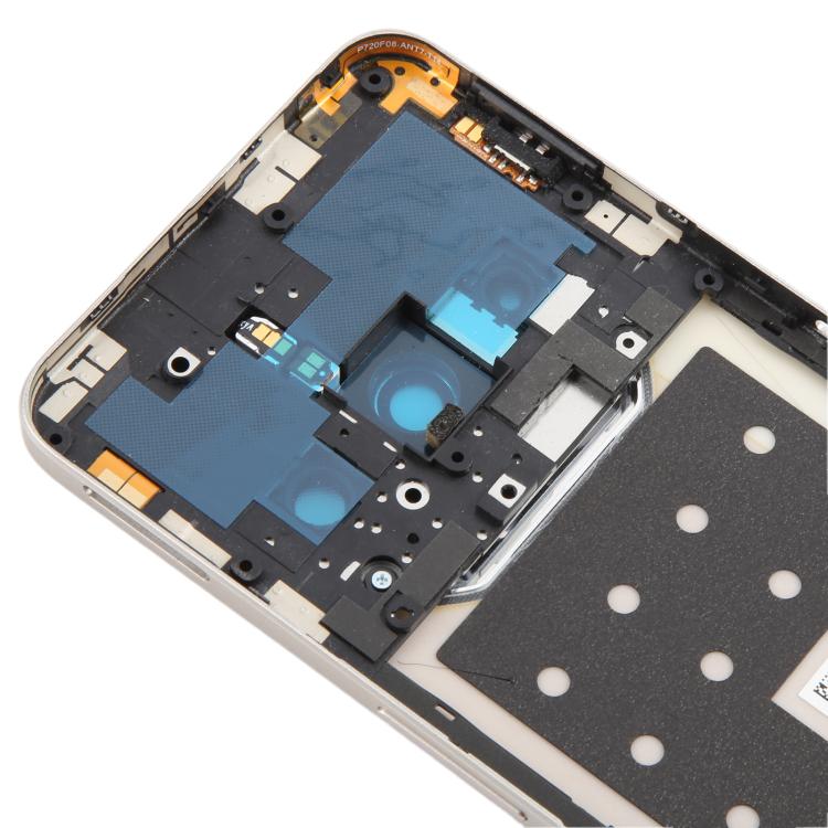 For ZTE nubia Focus Pro Z2351N Leather Battery Back Cover with Middle Frame / Camera Lens Cover(Gold) - For ZTE by PMC TechLife | Online Shopping South Africa | PMC TechLife | Buy Now Pay Later Mobicred