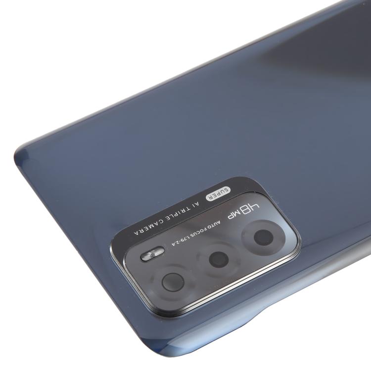 For ZTE Blade V40 Battery Back Cover with Adhesive / Camera Lens Cover(Black) - For ZTE by PMC TechLife | Online Shopping South Africa | PMC TechLife | Buy Now Pay Later Mobicred